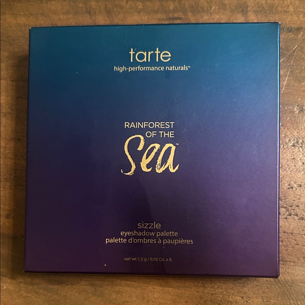 Brand new- Tarte Sizzle Eyeshadow Palette - Rainforest of the Sea- discontinued